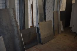 *Assorted Cut Sheet Material to Include Stainless Steel, Checker Plate, Aluminium, Galvanised Steel,