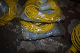 *Two New 110v 16a 14m Extension Leads