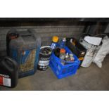 *Contents Under Bench Including Lubricants, Paints, Brackets, etc.