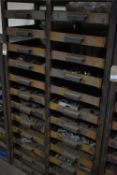 *Rack, Steel Trays and Contents (24 Trays) ~38" W x 19"D x 65.5" H