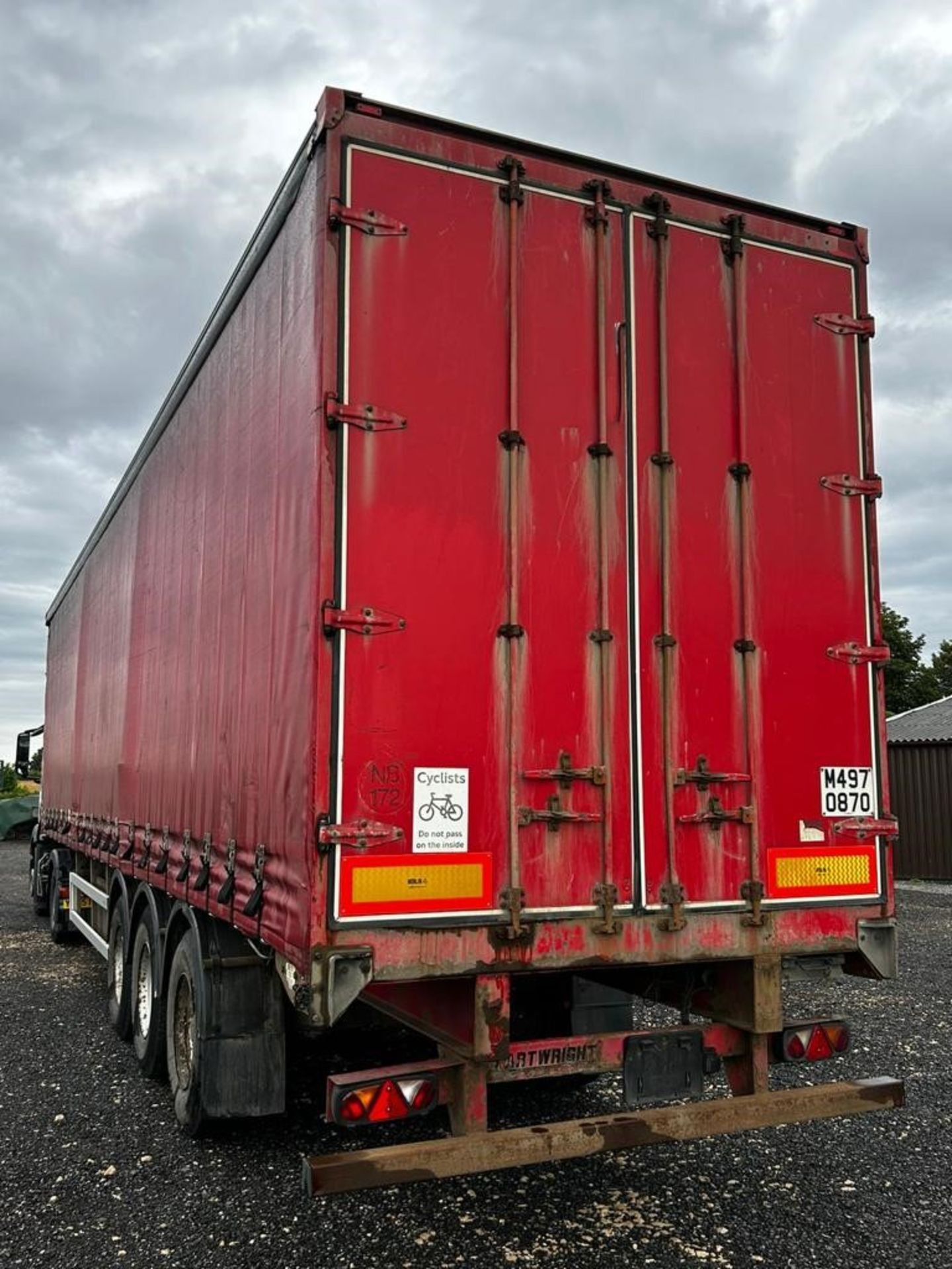 *Cartwright 40ft Curtain Side Triaxle Trailer No Test - Location Horncastle, Lincolnshire - Image 8 of 8