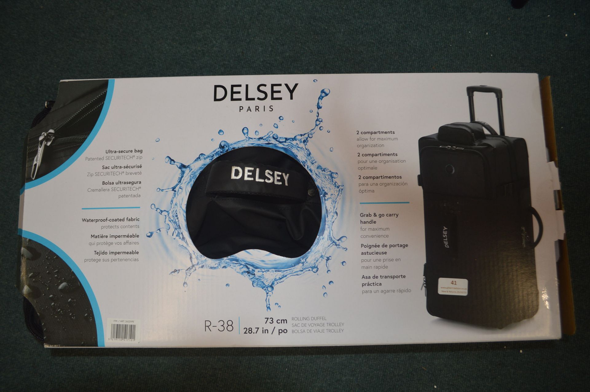 *Delcy Rolling Duffle Bag