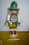 hand Painted Wooden Bavarian Nutcracker by Straco