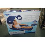 *Aqua Pool Lounger with Canopy