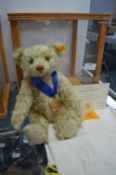 Steiff 2004 Bear No. 1373 with Display Case and Ce