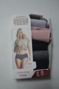 *Green Treat Super Soft Ladies Briefs 5pk Size: M