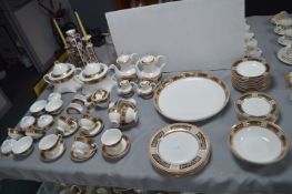 Momen German Porcelain Dinner Service with Golden