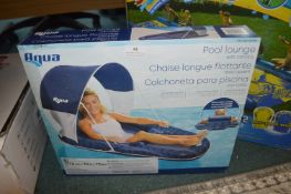 *Aqua Pool Lounger with Canopy