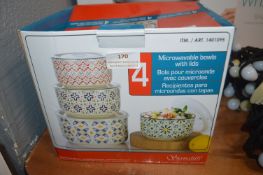 *Signature Microwaveable Bowls with Lids