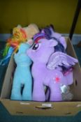 New TY Unicorn and Two Build-a-Bear ponies plus one Build-a-Bear