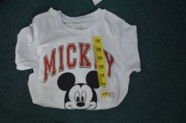 Three Disney Mickey Mouse Kid's T-Shirts Size: 7-8