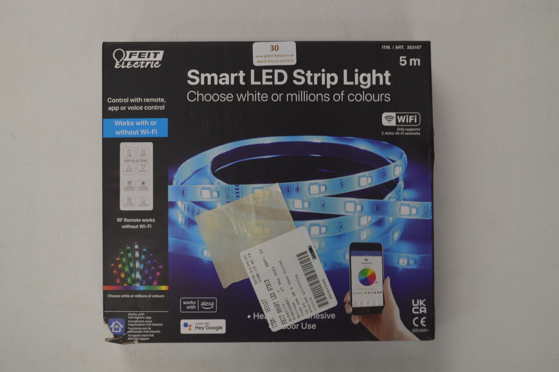 *Feit Smart LED Strip Light 5m