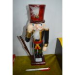 Decorative Painted Wooden Nutcracker