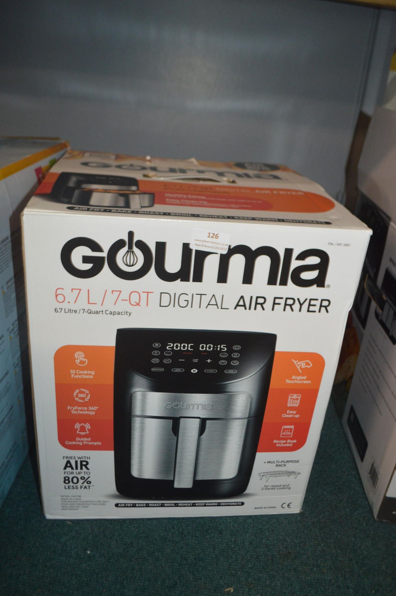 *Gourmia 6.7L Digital Air Fryer