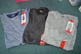 *Three Umbro Men's T-Shirts Size: M