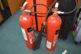 Two CO2 Fire Extinguishers