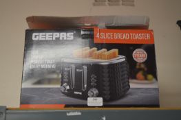 *Gepas Four Slice Toaster