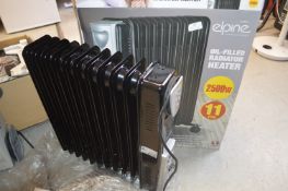 *Elpine Oil Filled Electric Radiator