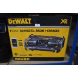 *Dewalt T-Stak Connect Bluetooth radio and Charger