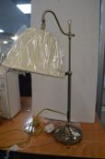 *Dar Brass Effect Adjustable Table Lamp