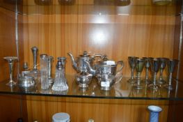 EPNS Teapots, Goblets, Vases, etc.