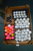Quantity of Assorted Golf Balls