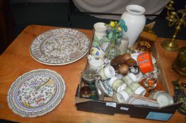 Pottery Items, Ornaments, and Wall Plates