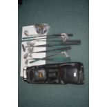 GoFlex Vinyl Caddy Bag and Full Set of Telescopic