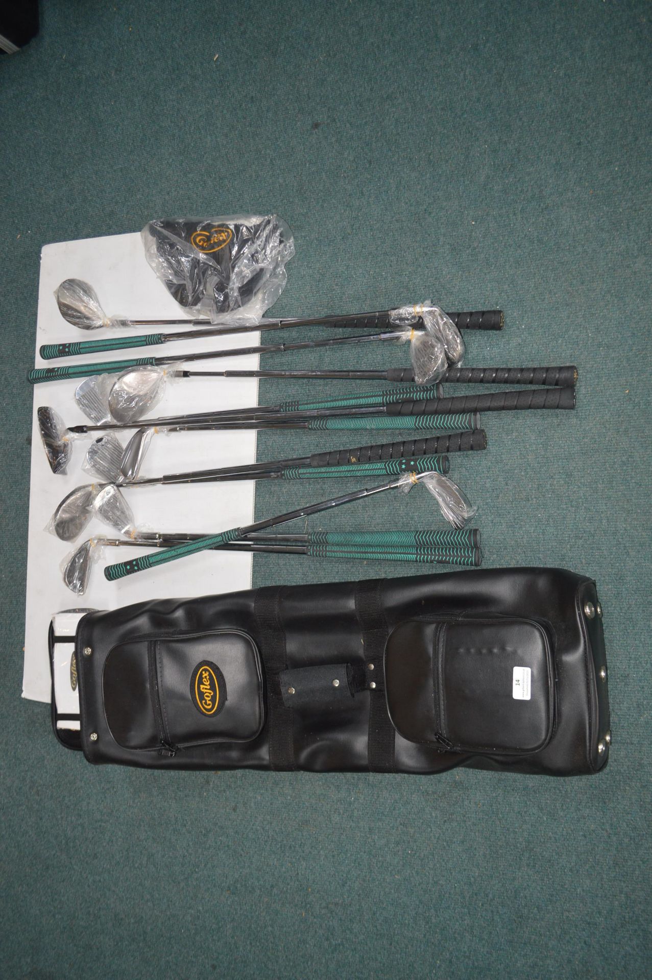 GoFlex Vinyl Caddy Bag and Full Set of Telescopic