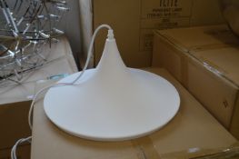 iLite White Pendant Lamp with Copper Interior 36cm