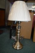 *Dar Beau Touch Table Lamp in Satin Chrome Finish