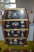 Maritime Knot Work Display Cabinet in the Form of