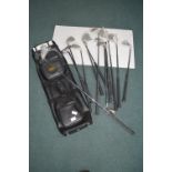 GoFlex Vinyl Caddy Bag and Full Set of Telescopic