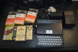 Sinclair ZX81 Personal Computer with Games