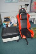 Gaming Chair, and a Storage Pouffe