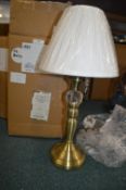 *Dar Beau Touch Table Lamp in Antique Brass Finish