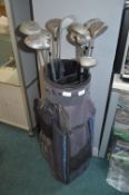 Golf Bag Containing Assorted Iron by Golf Smith, A