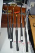 Six GoFlex Telescopic Putters with Assorted Heads