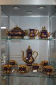Gilded Tea Set by Azim Porselen 16pcs