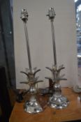 *Pair of Rochamp Pineapple Table Lamps