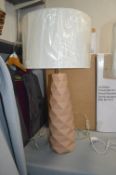 *Elstead Vauxhall Pottery Table Lamp with Cream Sh