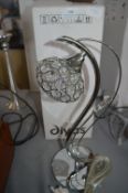 *Diyas Leimo Chrome Table Lamp