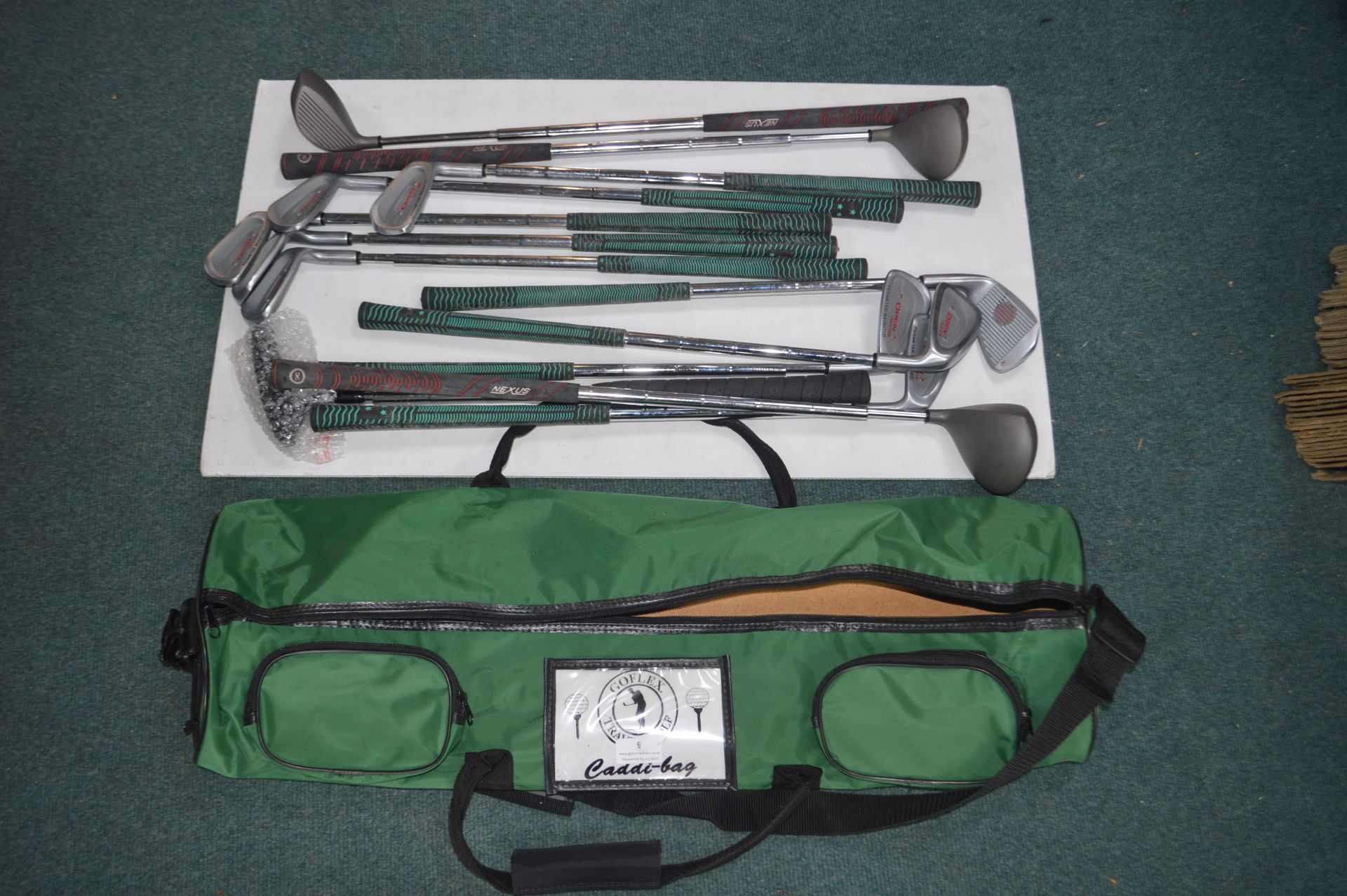 GoFlex Caddy Bag and Full Set of Telescopic Clubs