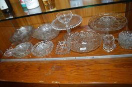 Glass Cake Stands and Dishes