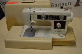 * New Home 632 electric sewing machine in case (no power lead)