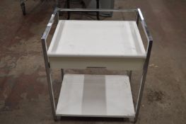 *Metal Trolley with Drawer (no wheels)