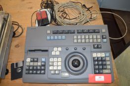 *Sony Remote Control Unit, Foot Switch, and Control Panel