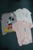 Three Disney Girl's T-Shirts Size: S