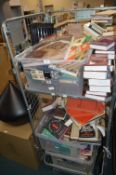 Hardback and Paperback Books (boxes included, cage