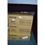 5x 50 Ritek Portable DVD R8X Discs